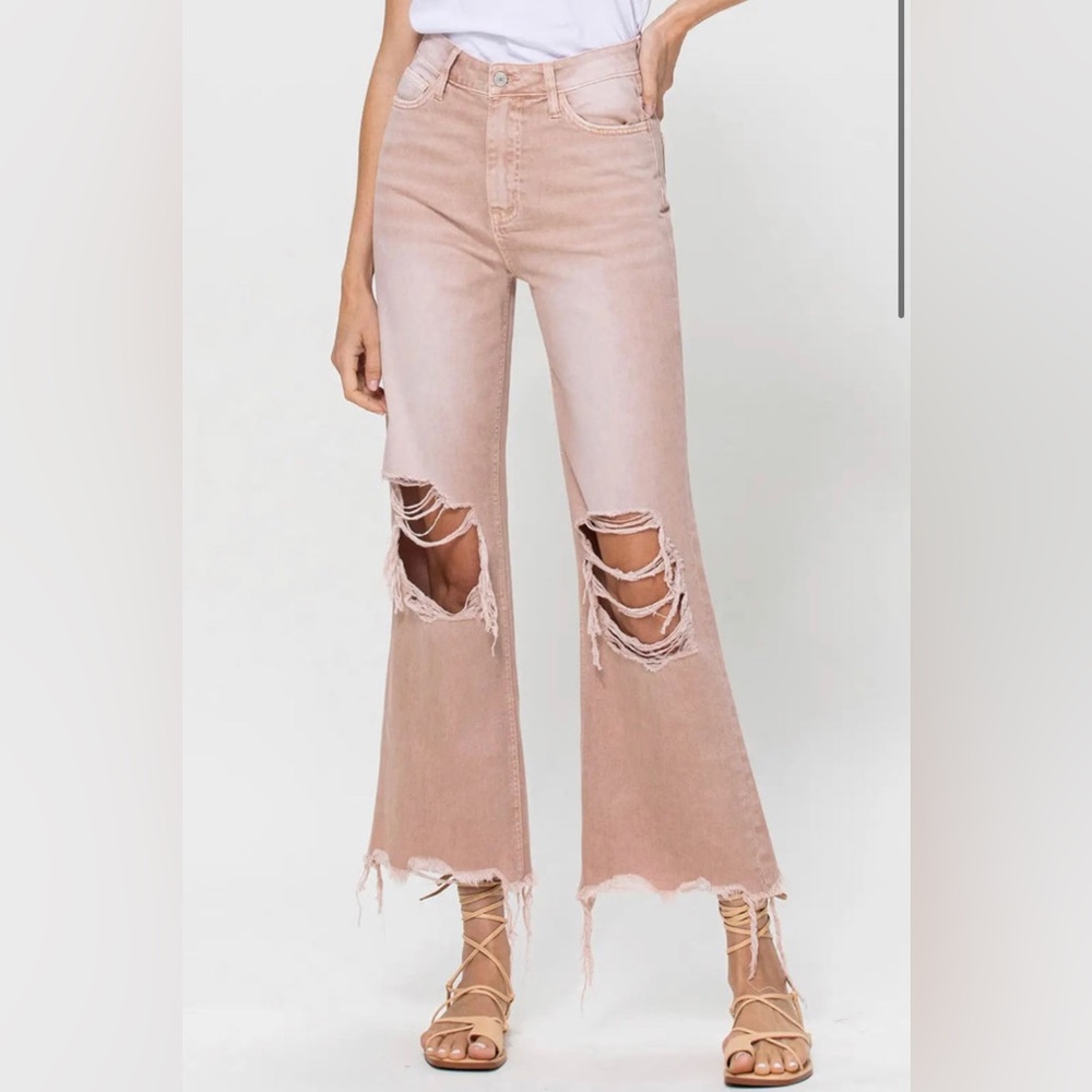 VERVET 90's vintage Crop Flare Jeans SIZE 26